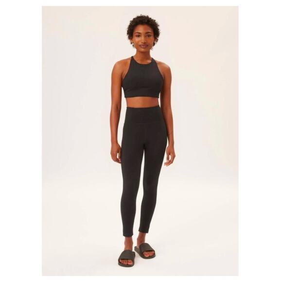 Black Girlfriend Collective High Waisted Compressive Full Length Leggings XS - Picture 2 of 11
